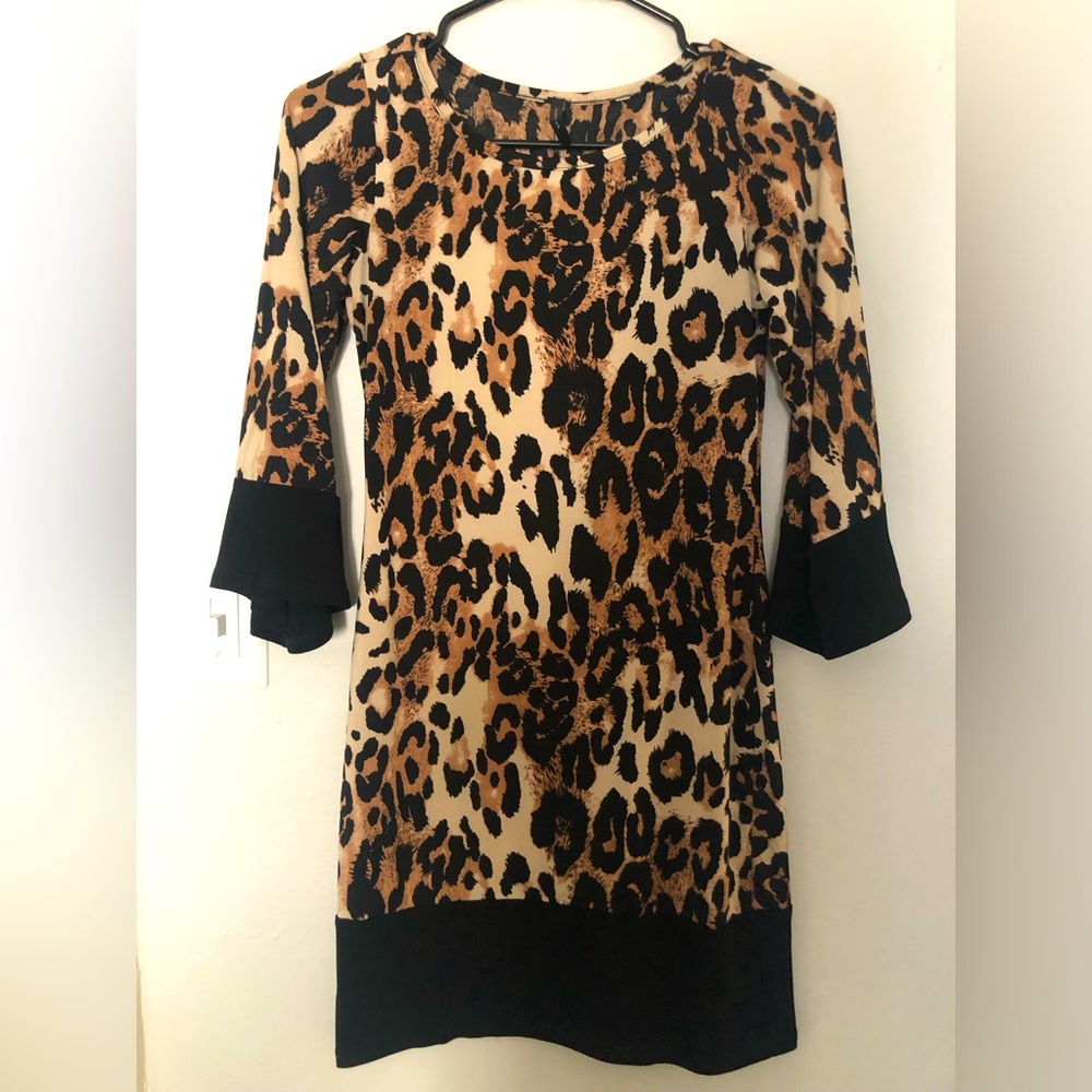 Women's animal print dress